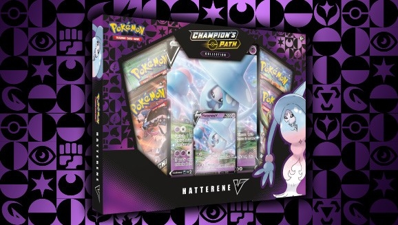 Pokemon Champion's path Hatterene V Collection