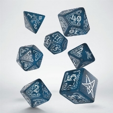 Call of Cthulhu Abyssal & white Dice Set