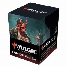 Kaldheim 100+ Deck Box featuring Tibalt, Cosmic Imposter for Magic: The Gathering