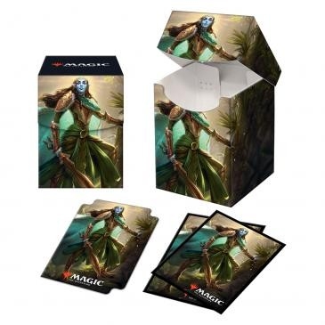 Kaldheim Combo 100+ Deck Box and 100ct sleeves featuring Lathril, Blade of the Elves for Magic: The Gathering