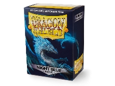 Dragon Shield Night Blue Matte 100 Standard Size Card Sleeves