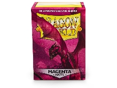 Dragon Shield Magenta Matte 100 Standard Size Card Sleeves