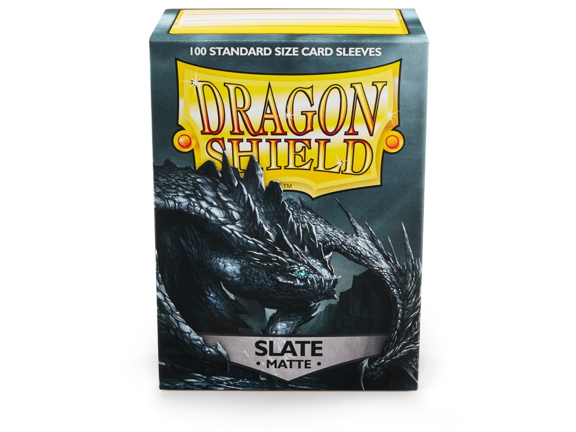 Dragon Shield Slate Matte 100 Standard Size Card Sleeves