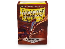 Dragon Shield Crimson Matte 100 Standard Size Card Sleeves