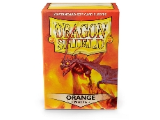 Dragon Shield Orange Matte 100 Standard Size Card Sleeves