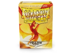 Dragon Shield Yellow Matte 100 Standard Size Card Sleeves