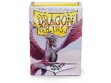 Dragon Shield Pink Matte 100 Standard Size Card Sleeves