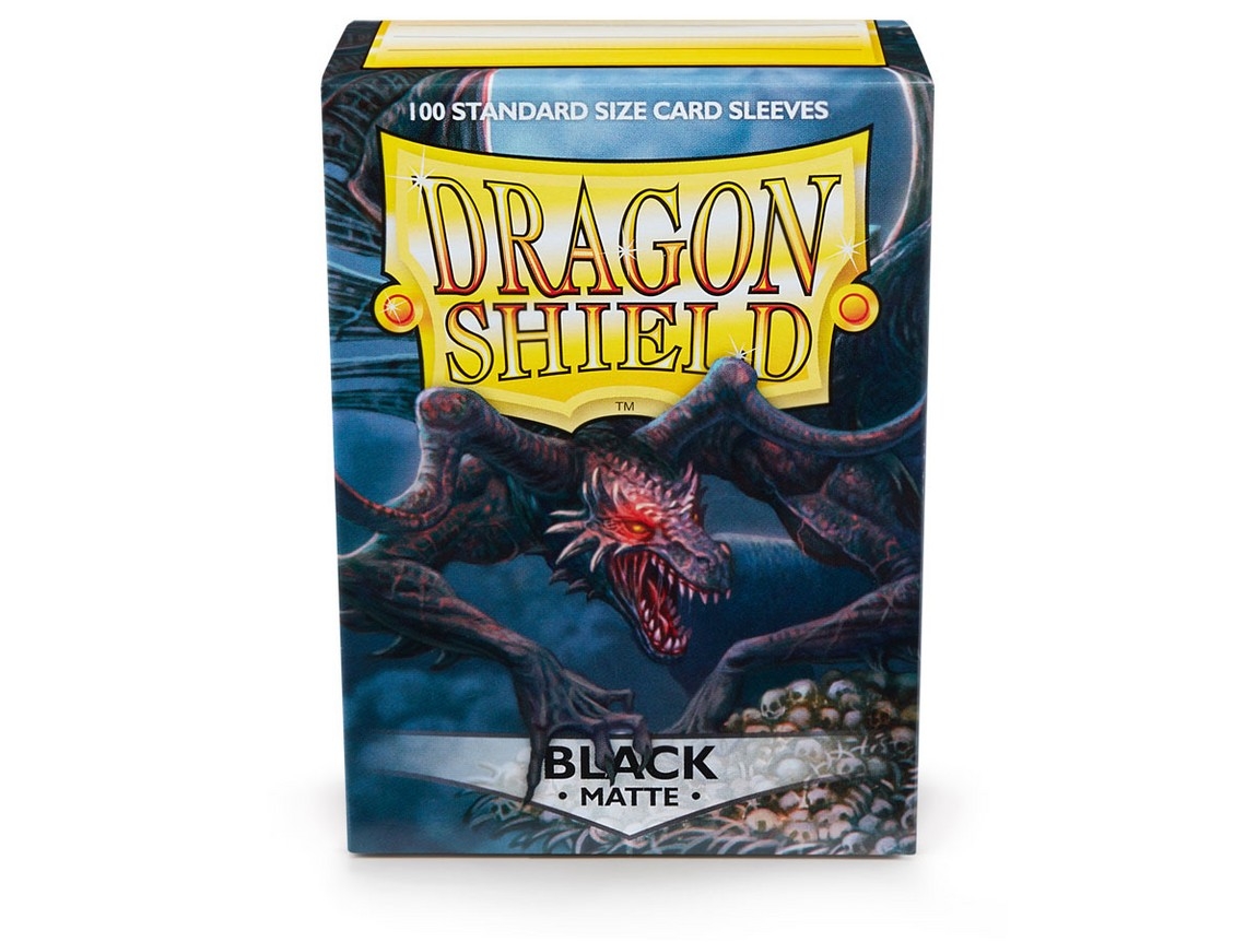 Dragon Shield Black Matte 100 Standard Size Card Sleeves