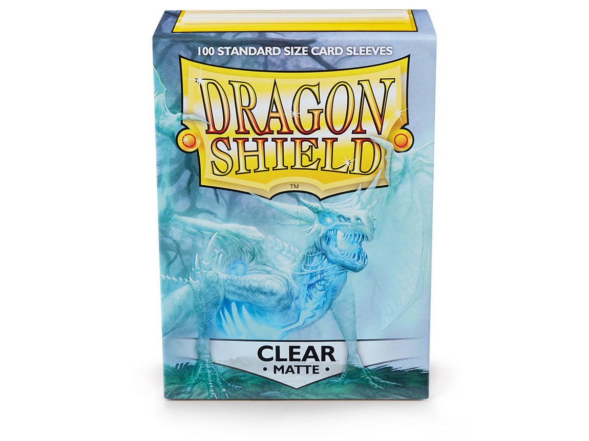 Dragon Shield Clear Matte 100 Standard Size Card Sleeves