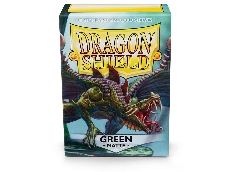 Dragon Shield Green Matte 100 Standard Size Card Sleeves