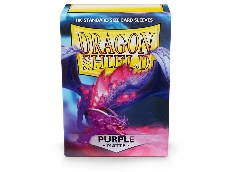 Dragon Shield Purple Matte 100 Standard Size Card Sleeves