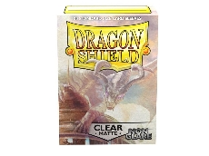 Dragon Shield Clear Matte Non Glare 100 Standard Size Card Sleeves