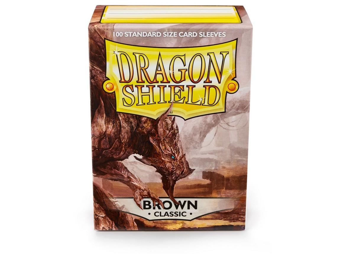 Dragon Shield Brown Classic 100 Standard Size Card Sleeves