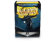 Dragon Shield Jet Matte 100 Standard Size Card Sleeves