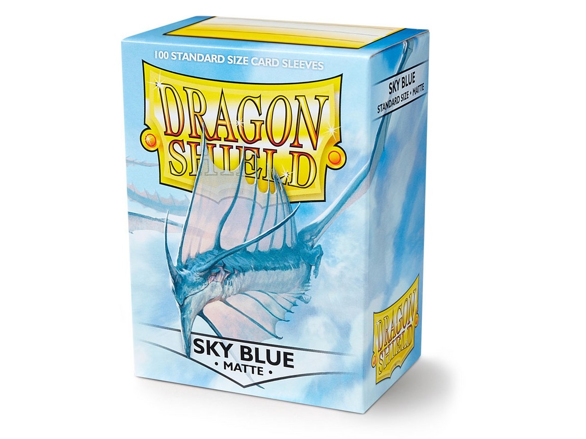 Dragon Shield Sky Blue Matte 100 Standard Size Card Sleeves