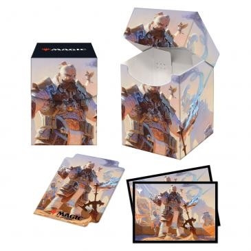 Osgir, The Recostructor Strixhaven PRO 100+ Deck Box and 100ct sleeves featuring Lorehold for Magic: The Gathering