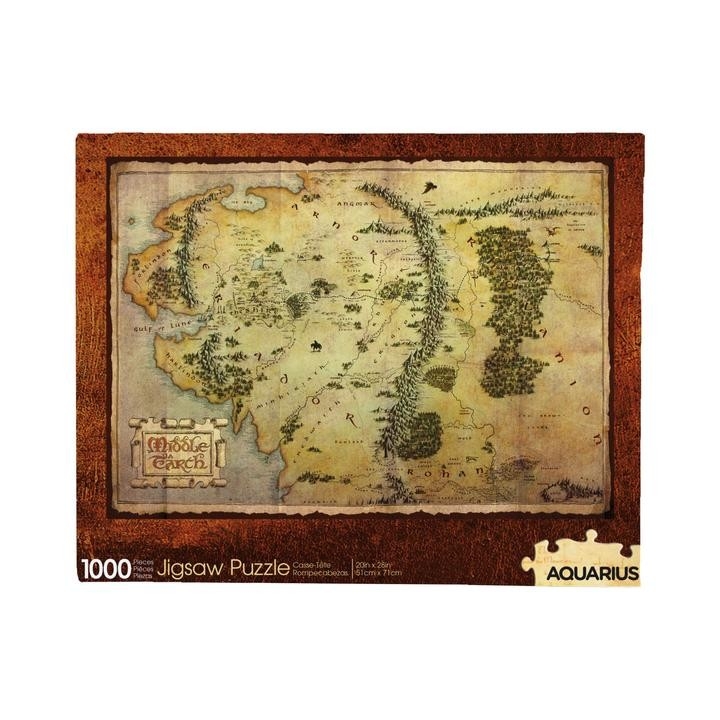 Carte du Hobbit 1000 Pièces