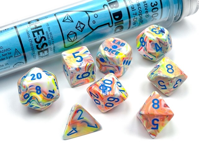 Festive® Polyhedral Kaleidoscope/blue 7-Die Set