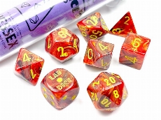 Vortex® Polyhedral Underworld/yellow 7-Die Set