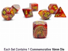 Vortex® Polyhedral Underworld/yellow 7-Die Set