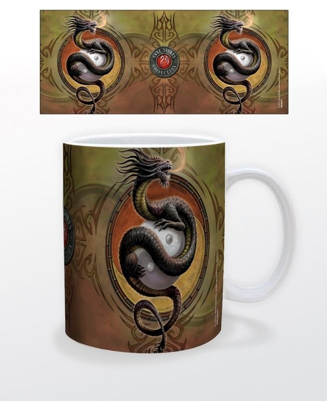 Tasse Anne Stokes-Dragon Protecteur du Yin Yang