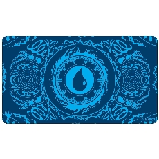 Mana 7 Playmat Island for Magic: The Gathering