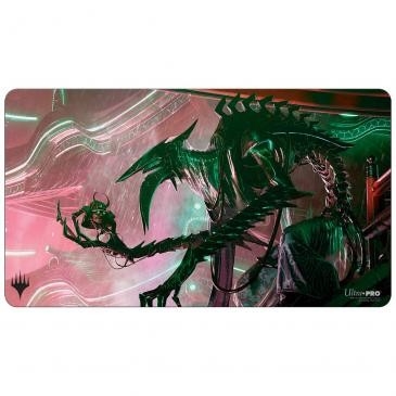 Kamigawa Neon Dynasty Playmat V6 featuring Jin-Gitaxias, Progress Tyrant for Magic: The Gathering