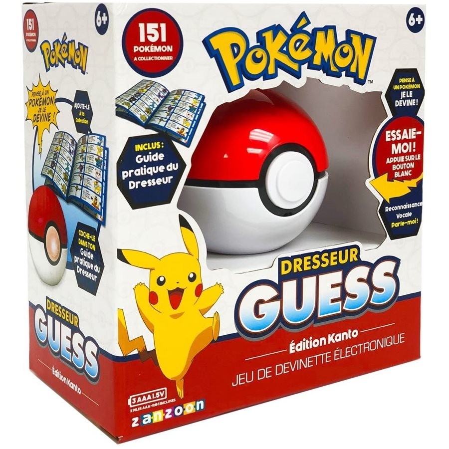 Pokémon Dresseur Guess Édition Kanto