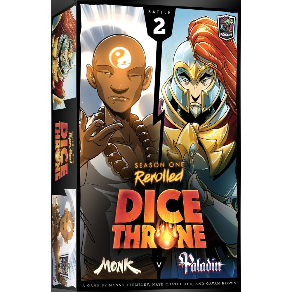 Dice Throne Saison 1-Moine vs Paladin