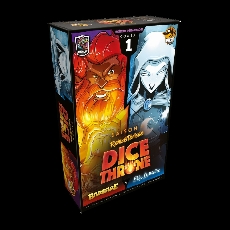 Dice Throne Saison 1-Barbare vs Elfe Lunaire