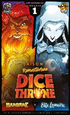 Dice Throne Saison 1-Barbare vs Elfe Lunaire