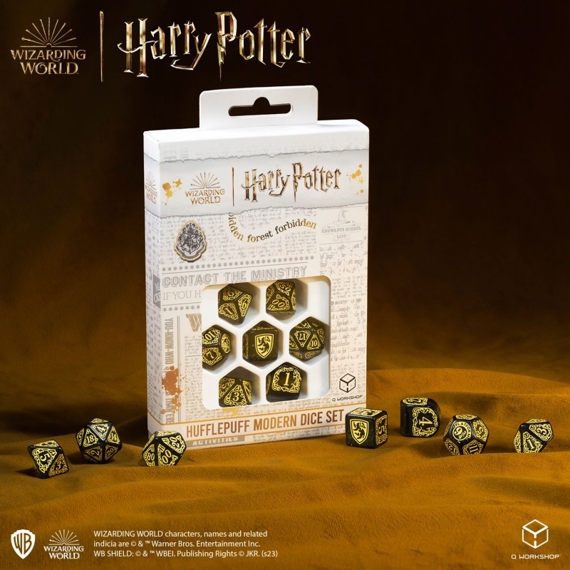 Harry Potter Jeu de dés modernes Poufsouffle - Noir