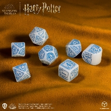 Harry Potter. Set de dés modernes Serdaigle - Blanc