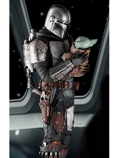 Statue The Mandalorian and Grogu - The Mandalorian Art Scale 1/10 - Iron Studios