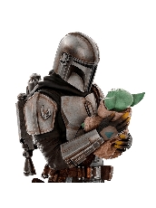 Statue The Mandalorian and Grogu - The Mandalorian Art Scale 1/10 - Iron Studios