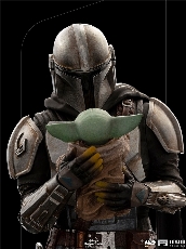 Statue The Mandalorian and Grogu - The Mandalorian Art Scale 1/10 - Iron Studios