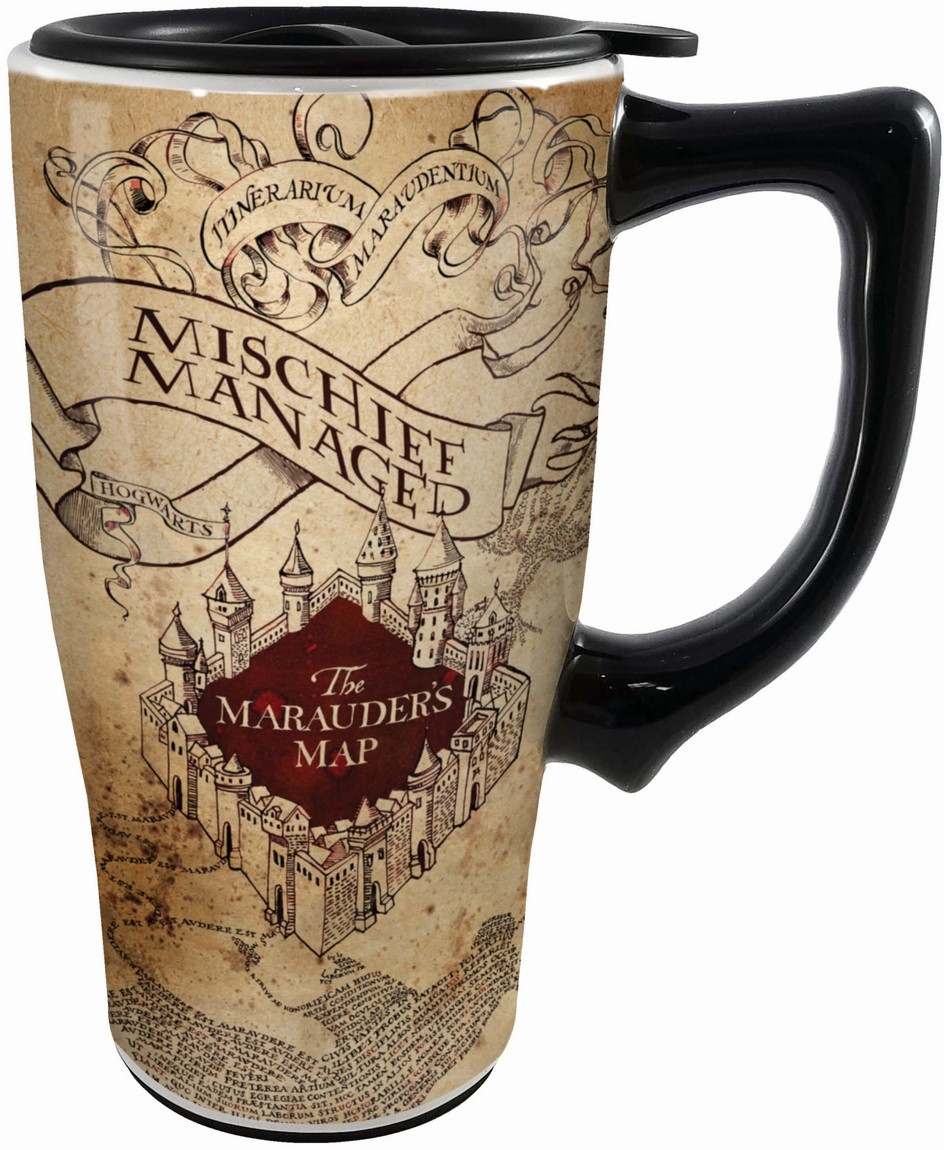 Tasse à Café de Voyage Carte du Maraudeur