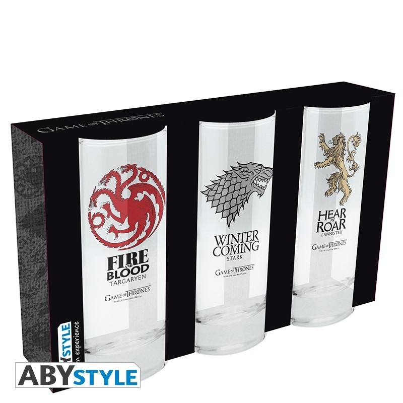 Game of Thones 3 Glass Set