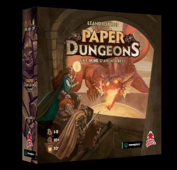 Paper Dungeons-Jeu de Base Français