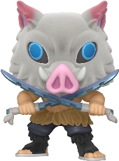 Funko Pop! Animation Demon Slayer-Inosuke Hashibira Flocked Special Edition #870