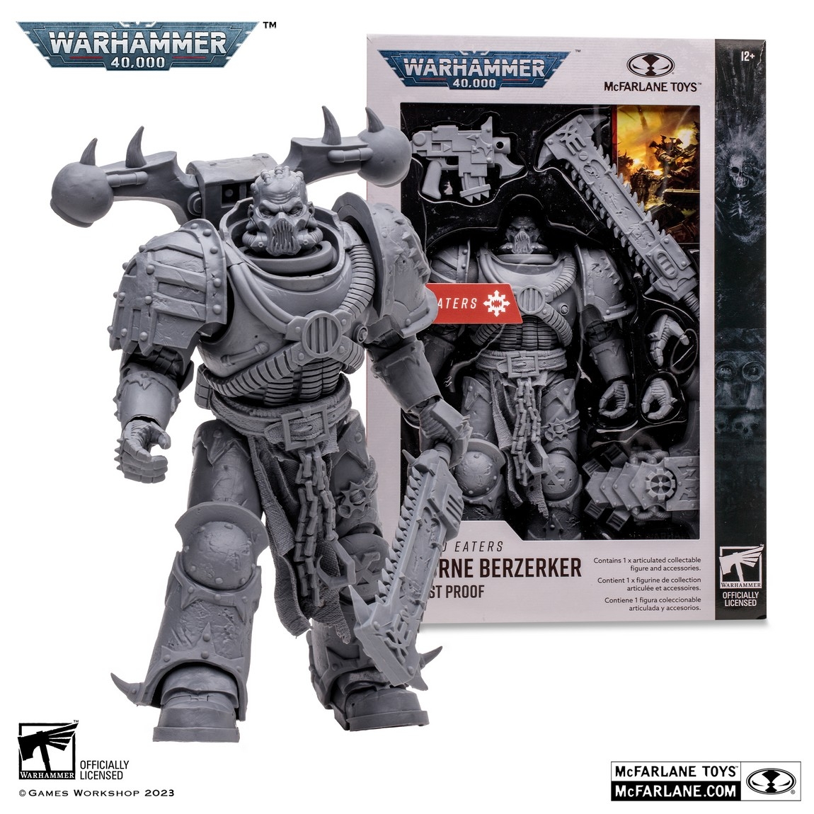 Warhammer 40K 7'' WV7 World Eaters Khorne Berzerker Artist Proof