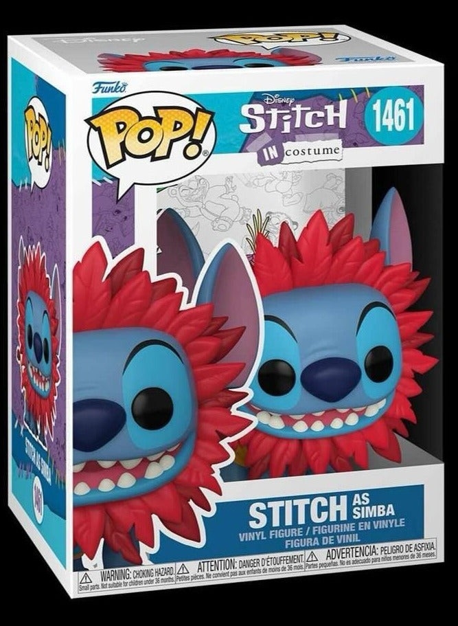 Funko Pop! Disney Stitch as Simba #1461