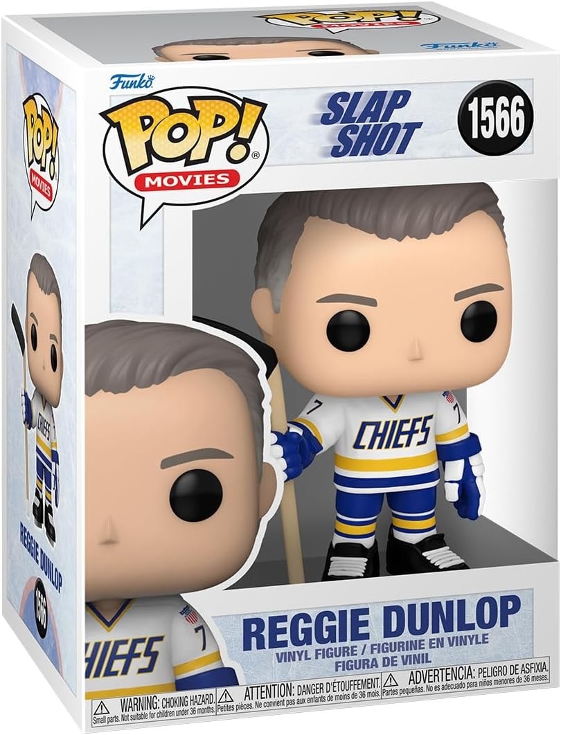 Funko Pop! Movies Slap Shot Reggie Dunlop #1566