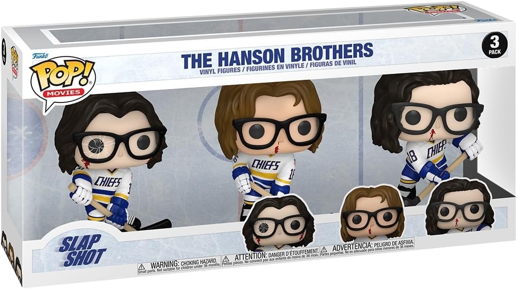 Funko Pop! Movies Slap Shot The Hanson Brothers 3 Pack!